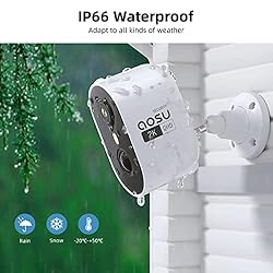 AOSU 2K Security Cameras Wireless Outdoor, Battery