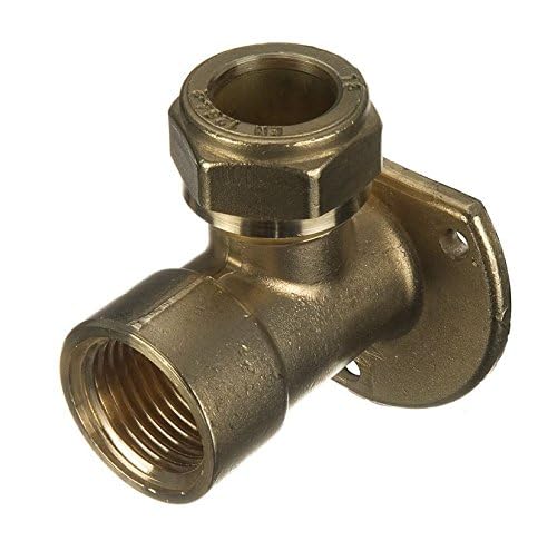 22mm x 1/2" Compression Wallplate Elbow