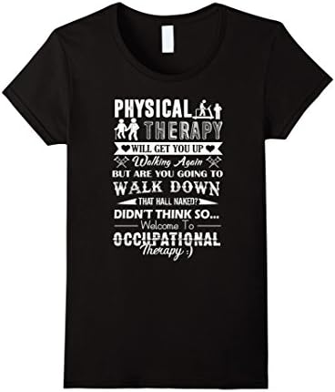 Women's Occupational Therapy T shirts Large Black