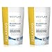 Westlab Pure Magnesium Flakes (2 x 2.2lb resealable bags, 4.4lb) Natural. Absorbs better than Epsom Salt. Transdermal Magnesium for Aching Muscles, Insomnia