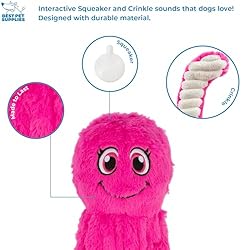 Best Pet Supplies OctoMutant Crinkle Plush Dog Toys