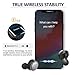 WAKWLK Bluetooth 5.0 True Wireless Earbuds with Charging Case for iPhone Android, 55H Cyclic Playtime Waterproof Touch Control Stereo Headphones with mic, in-Ear Earphones Headset for Sport