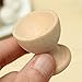 Johouse Wooden Egg Cup, 12PCS Egg Holder Stands Easter Painted Graffiti Tools for DIY Blank Easter Eggs Painting Decoration