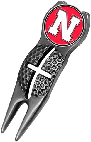 NCAA Nebraska Cornhuskers - Crosshairs Divot Tool - Black