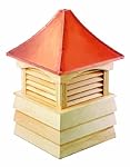 Good Directions Sherwood Wood Cupola with Copper Roof, 18" x 26"