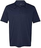 DRI-EQUIP Dry-Wicking Performance 3-Button Mesh Polos in 12 colors. Mens XS-4XL