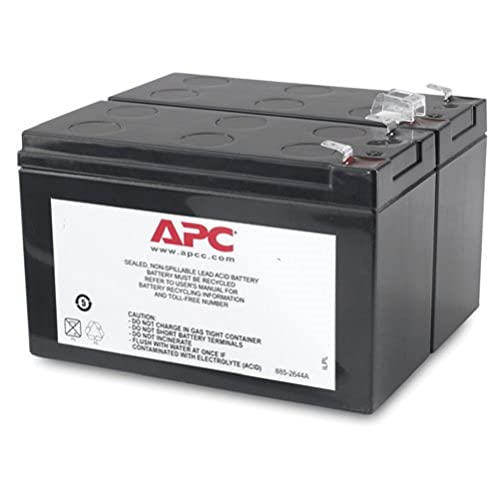APC APCRBC113, Ersatzbatterie 12V, Bleisaeure (VRLA), fuer USV, 1 Stueck