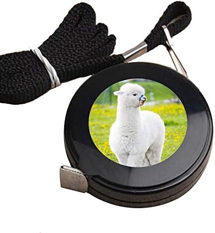 1.5 Meter Black Tape Measure Alpaca Tape Measure for Body Customized Image Tape Measure Sewing Automatic Retractable Tape Measure Clothing Measuring Tape Measure Fractions Self Lock Tape