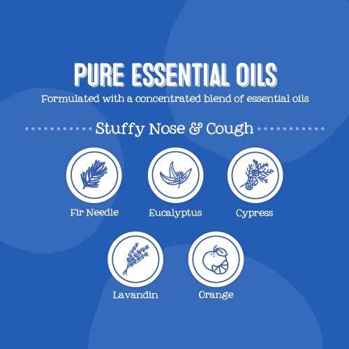 Oilogic Stuffy Nose and Cough Vapor Bath Relief for Babies & Toddlers