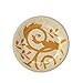 Rachael Ray Dinnerware Gold Scroll 4-Piece Salad Plate Set, Almond Cream