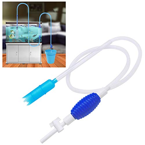 NewerFire Fish Tank Gravel Cleaner, Aquarium Cleaning Vacuum Siphon Pump Kit for Fish Tank, with Large Airbag and Adjustable Water Flow Controller for Water Changing and Gravel Cleaning-BPA Free