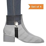 Boncas Improved Adjustable Elastic Boot Clips Boot Straps Pant Clips Stirrups Leg Straps Keeping Your Pants Tucked
