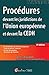 PROCÉDURES DEVANT LES JURIDICTIONS DE L'UNION EUROPÉENNE ET DEVANT LA CEDH - 4ÈM (MASTER) by 