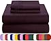 Mezzati Luxury Bed Sheet Set - Soft and Comfortable 1800 Prestige Collection - Brushed Microfiber Bedding (Purple, Full Size)