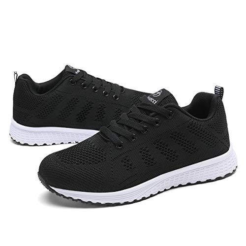 Women-Trainers-Ladies-Running-Shoes-Gym-Athletic-Sports-Sneakers-Casual-Lace-up-Mesh-Flat-Trainer