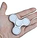 Fidget Spinner Toy Stress Reducer Portable Tri-Spinner Inner Peace Finger Toy Drop Test, Mute Bearing (Space silver（NEW Generation）