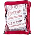 Curaplex Stop The Bleed Multi-Pack Kit, Includes 4 Basic Kits, Sticker and Pouch