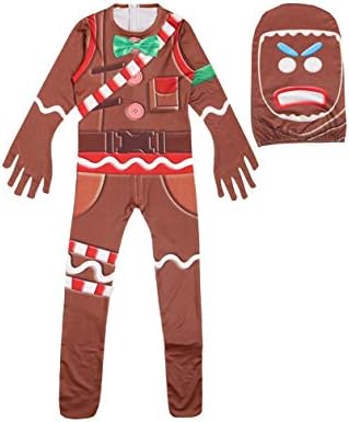 Kids Game Costume Pajamas Sets Halloween Costume Cosplay (120, A)