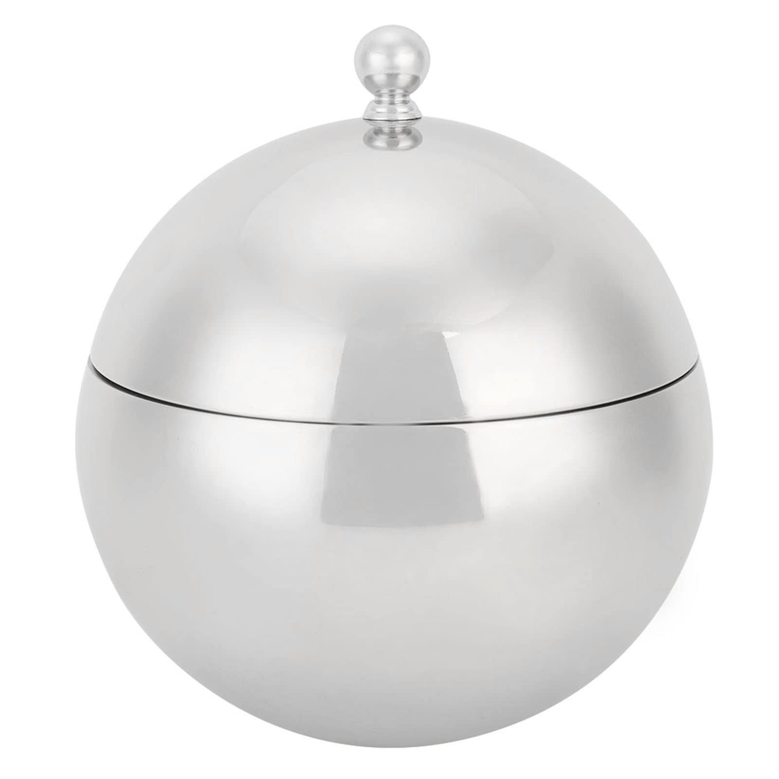 Double-Walled Ice Bucket with Lid Stainless Steel, Insulation Ice Bucket, Beverage Tub Round Ice Bucket for Barbecue and Wedding Parties