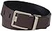 Calvin Klein Men's 38mm Feather Edge Semi Shine Belt With Smooth Leather Harness And Engraved Logo, Black/Brown, 38