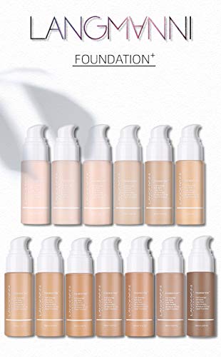 Langmanni Makeup Foundation Liquid Natural Concealer Brighten Skin Color Waterproof Sweatproof cosmetic Concealer (#05 Sand) - Thumbnail 2