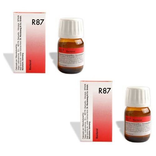 2 x Dr.Reckeweg-Germany R87- Anti-Bacterial Drops Homeopathic Medicine