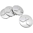 YYWWB 4pcs Car Wheel Hub Center Caps Cover for Mitsubishi ASX Outlander Lancer Pajero Eclipse 60mm Wheel Metal Emblem Badge Logo Rims Center Cap Covers Exterior Decorations Accessories