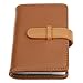 DKER PU Leather Credit Card Holder with 26 Card Slots - Book Style - Size 4.2 X 3 X 0.7 Inches (Khaki)
