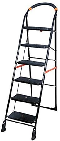 Truphe Anti Skid Foldable Ladder 6 Step Ladder for Home Use Foldable Home Ladder 6 Step Ladder for Office Folding Ladder 6 Step Ladders