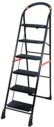 Truphe Anti Skid Foldable Ladder 6 Step Ladder for Home Use Foldable Home Ladder 6 Step Ladder for Office Folding Ladder 6 Step Ladders