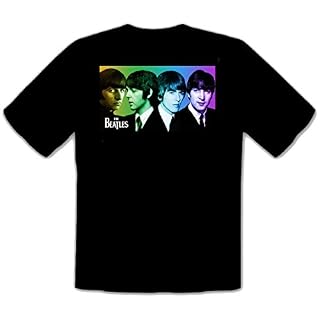 The Beatles Rules Rock Fun Music T-Shirt – 087 -SW - Les Beatles, Paul McCartney, John Lennon, RIngo Starr, George Harrison