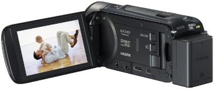 Compact video camcorder with 57x superior zoom, includes 8GB storage.
