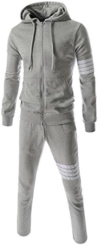 Deer Gary Casual Slim Fit Mens Tracksuits Sportwear Set Sweatshirts and Pant
