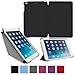 iPad Mini Case, Apple iPad Mini 2 Case, iPad Mini 3 Case Cover, rooCASE Origami PU Leather Case Black
