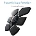 Koogeek Smart Training Gear/Abs Fit, Wireless Muscle Stimulation Fat Burning for Abdomen Fit Training with App for iOS and Android, Wireless Charging