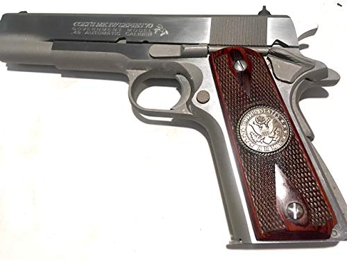 1911 GRIPS,ARMY,SALE $39.88,FITS COLT,RUGER,TAURUS,KIMBER,SIG,PARA,SPRINGFIELD,REMINGTON,S & W,WILSON,ACE,THOMPSON,ITHACA,R.I. - Thumbnail 6