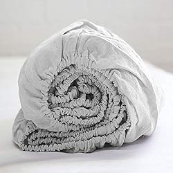 Simple&Opulence 100% Linen Fitted Sheet