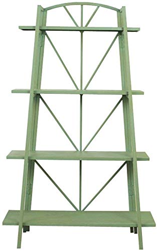 chishizhenxiang Flower Stand Planta de Madera Maciza Escaleras ...