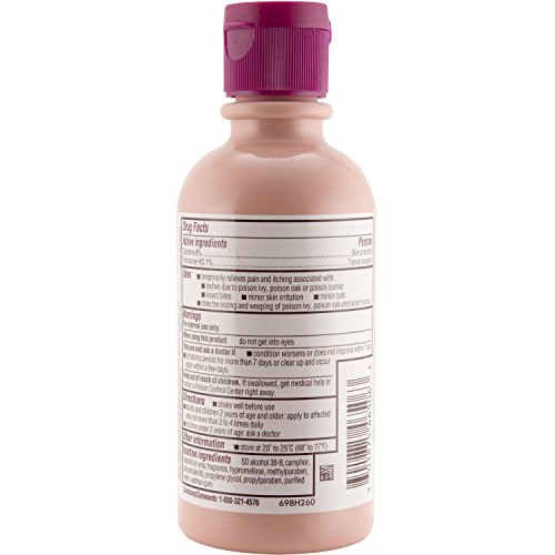 Calamine Lotion by Caladryl, Skin Protectant plus Itch Relief, 6 Fl Oz