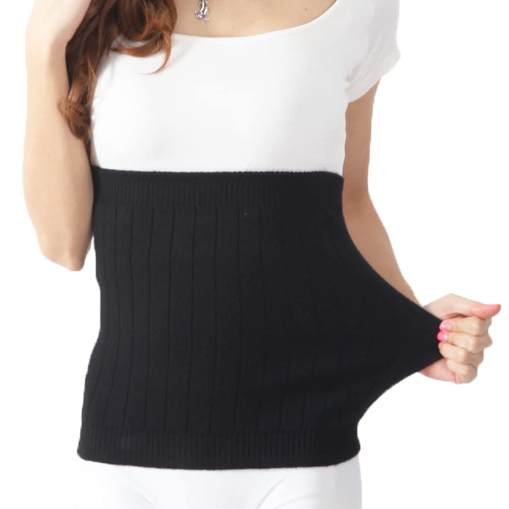 Waist Warmer Soft Cashmere Waist Protector Waist Support Kidney Binder Abdominal Warming Band Wrap Lower Back Pain Protector Brace Waistband Stomach Abdominal Brace Guard Wrap For Women Men Old People