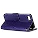 iPhone 8 Case,iPhone 7 Wallet Case, FLYEE Flip Case Wallet Leather [kickstand] Emboss Butterfly Flower Folio Magnetic Protective Cover with Card Slots for Apple iPhone8 iPone7 Purple