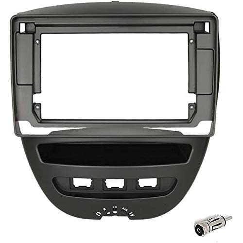 Sound-way - 10" inch dash car stereo facia radio adapter compatible with Peugeot 107 / Toyota Aygo/Citroen C1 2005-2014 - KA22-380