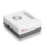 YIKA NESPi Case, NES Case for Raspberry Pi 3, 2 and B+, Including screws and screwdriver tool, Easy access to Raspberry Pi outlets design (white+gray)