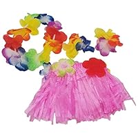 BYO-BFF Stuffed Animals Plush Toy Outfit - Hawaiian Girl w/Flower Lei 16"