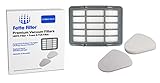Fette Filter Kit for Shark Navigator Lift-away NV350, NV351, NV352, NV355, NV356, NV357, Pre-filter Foam and Felt + 1 HEPA Filter Replaces XFF350 & XHF350