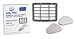 Fette Filter Kit for Shark Navigator Lift-away NV350, NV351, NV352, NV355, NV356, NV357, Pre-filter Foam and Felt + 1 HEPA Filter Replaces XFF350 & XHF350
