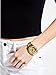 GUESS Women's Stainless Steel Genuine Leather Crystal Accented Watch