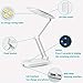led desk lamp for kids desk lamp with usb charging port reading lights for books in bed portable folding desk lamp office women girls beside table lamp for study desk light battery powered small white