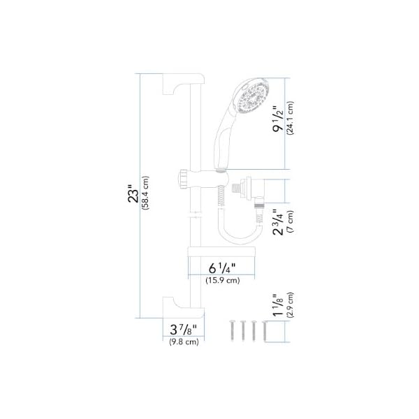 Ambassador-Marine-Universal-Collection-Metal-Slide-Bar-Shower-Chrome