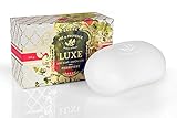 Pre de Provence Luxe Collection Shea, Cocoa, and Mango Butter Extra Large French Soap Bar in Beautiful Gift Box (300 g)- Pierrevert